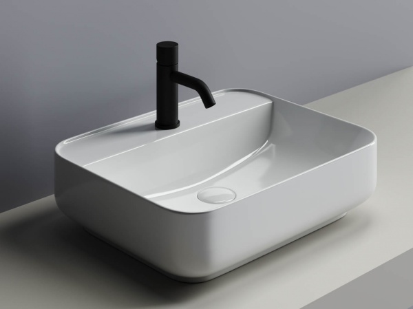 Раковина накладная прямоугольная Ceramica Nova Element CN5015 фарфор цвет белый
