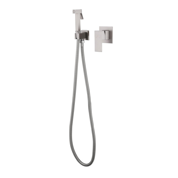 Гигиенический душ Abber Daheim AF8225SP встраиваемый в стену сатин