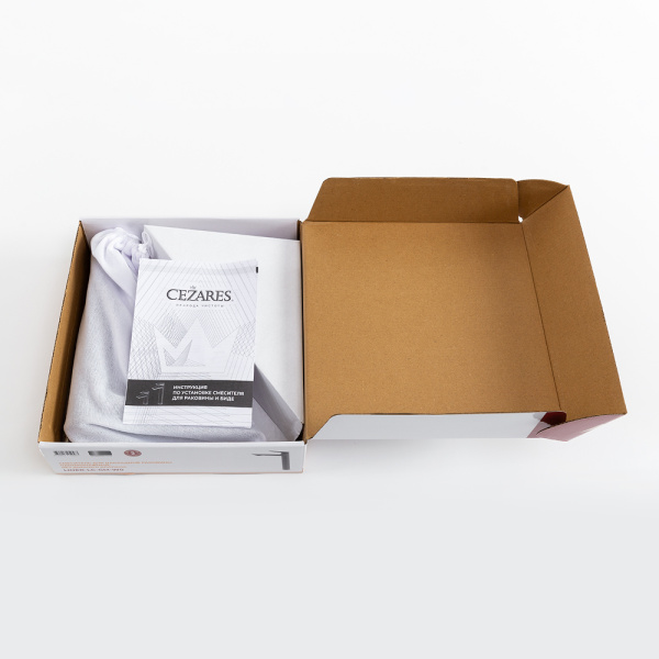 Смеситель для раковины Cezares Liner LINER-LC-GM-W0 оружейная сталь