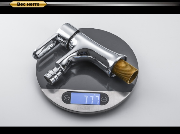 Смеситель для биде D&K Rhein DA1352201 латунь хром