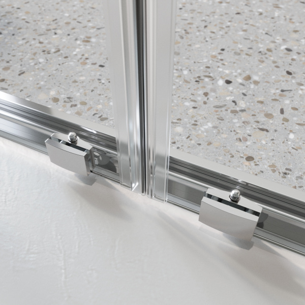 Душевая дверь BelBagno Luce LUCE-BF-2-160-C-Cr 160 см стекла прозрачные, профиль хром