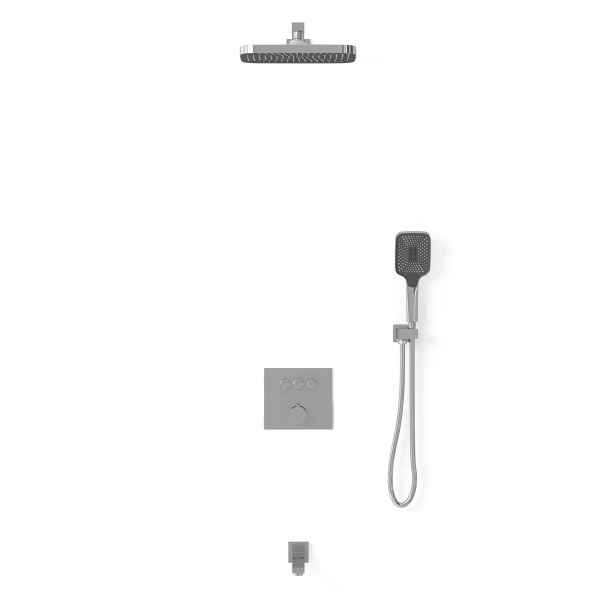 Душевая система со смесителем Vincea  VSFW-4311CH монтаж встраиваемая в стену без термостата хром