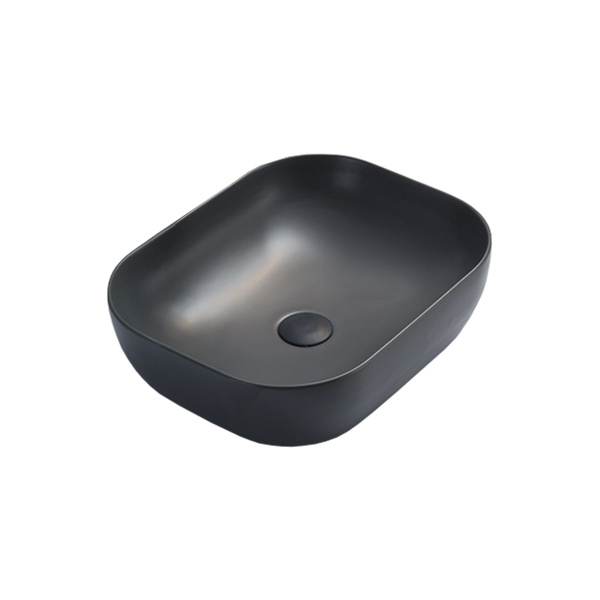 Раковина накладная прямоугольная Vincea  VBS-101MA фарфор цвет темно-серый матовый