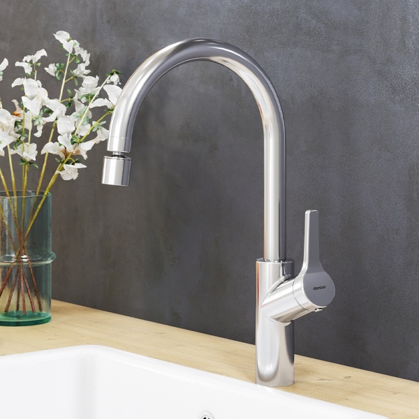 Смеситель для кухни Damixa Eclipse 310722000 без подключения к фильтру хром