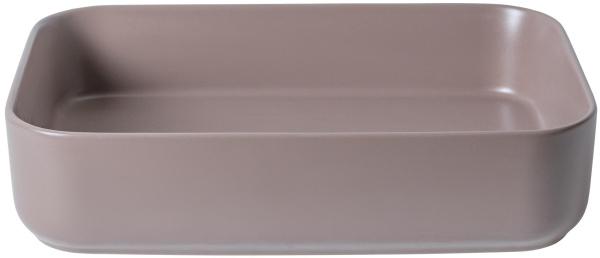 Раковина накладная прямоугольная Allen Brau Fantasy 4.11021.TP керамика цвет коричневый