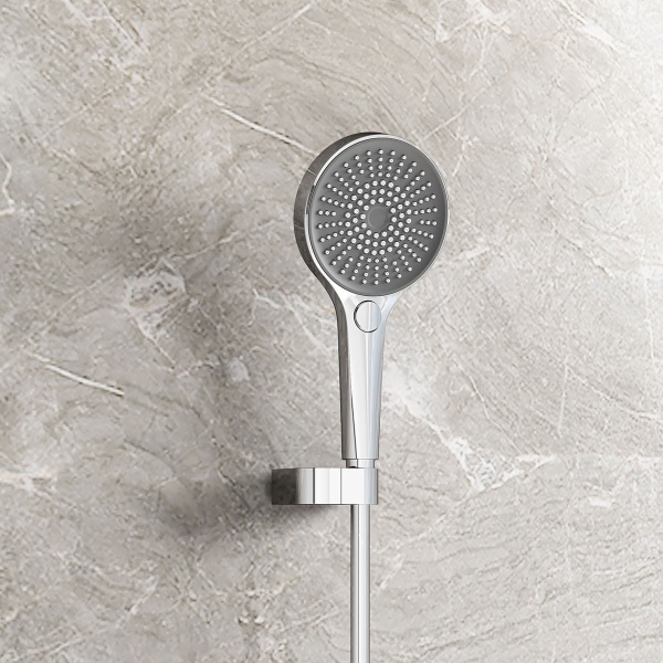 Душевая система со смесителем Vincea  VSFW-2F12TCH монтаж встраиваемая в стену с термостатом хром