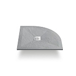 Душевой поддон низкий Vincea VST-4SQ VST-4SQ9090G четверть круга литьевой мрамор 90x90 серый матовый Душевой поддон низкий Vincea VST-4SQ VST-4SQ9090G четверть круга литьевой мрамор 90x90 серый матовый