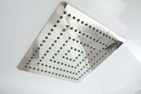 Душевая кабина с крышей Orans Diamond SR-89106S White пятиугольная  130x130 стекла прозрачные, профиль белый