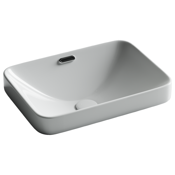Раковина встраиваемая сверху прямоугольная Ceramica Nova Element CN6078 фарфор цвет белый