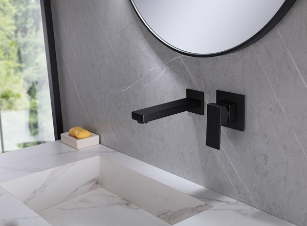 Смеситель для раковины Abber Daheim AF8212B черный матовый