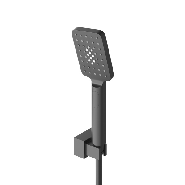 Душевая система со смесителем Cezares Slider SLIDER-VDSET-NOP монтаж встраиваемая в стену без термостата черная матовая