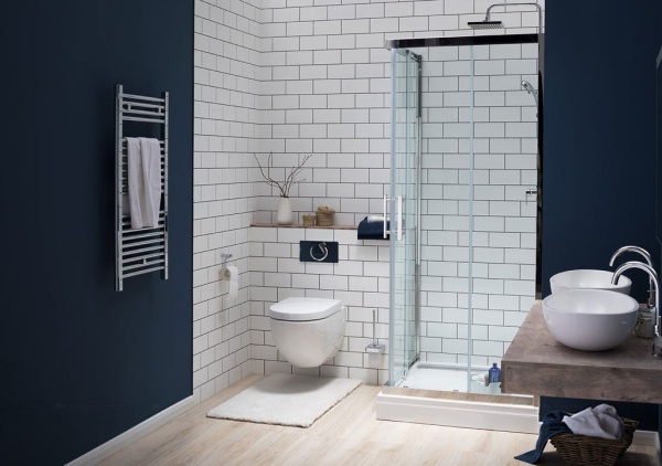 Душевой угол Aquanet Delta 183212 квадратная   стекла прозрачные, профиль хром