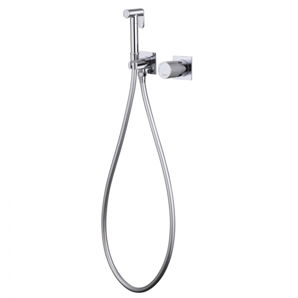 Гигиенический душ Abber Rund AF8725 встраиваемый в стену хром