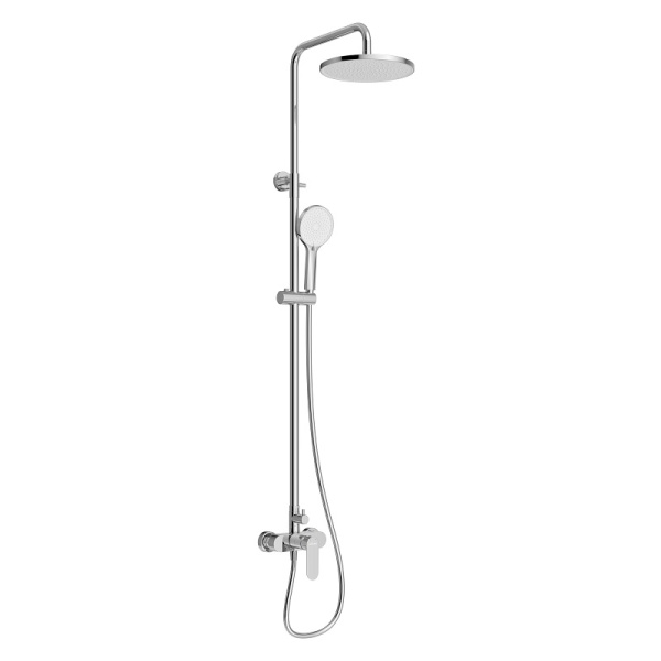 Душевая система со смесителем Cezares Stylus STYLUS-CD-01 монтаж настенная без термостата хром
