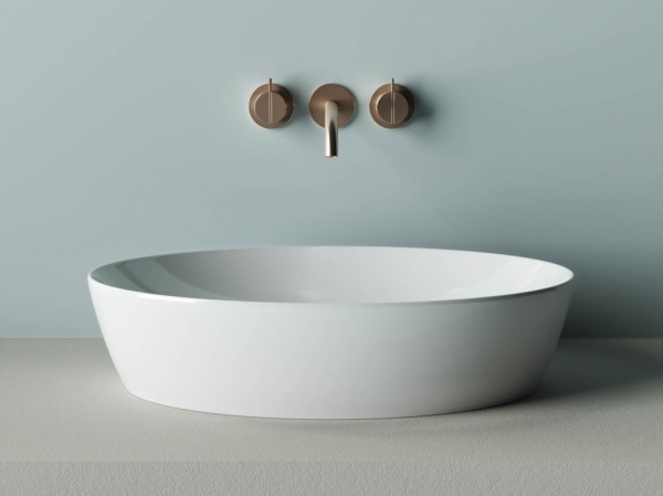 Раковина накладная овальная Ceramica Nova Element CN5018 фарфор цвет белый