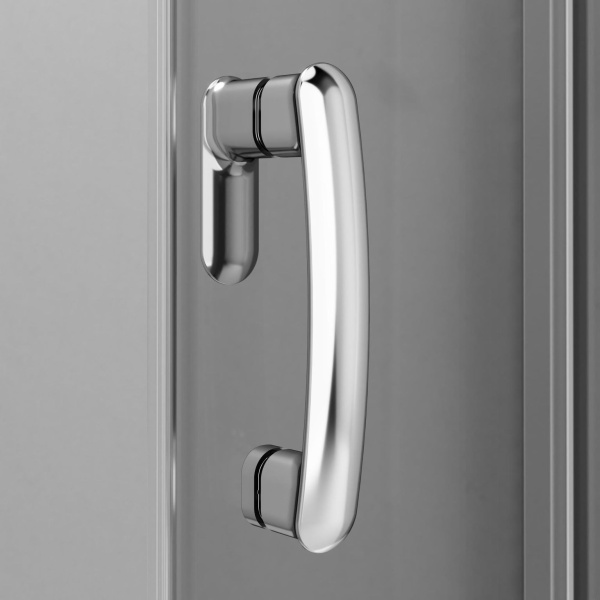 Душевой угол Am.Pm Like W83G-333-095CG четверть круга  стекла прозрачные тонированные, профиль хром