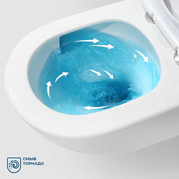 Унитаз подвесной BelBagno Amanda BB051CH-TOR-FC/SC Tornado фаянс белый
