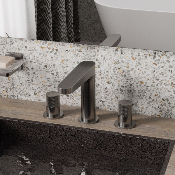 Смеситель для раковины Wasserkraft Tauber 6435 никель