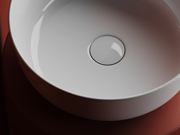 Раковина накладная круглая Ceramica Nova Element CN6073 фарфор цвет белый