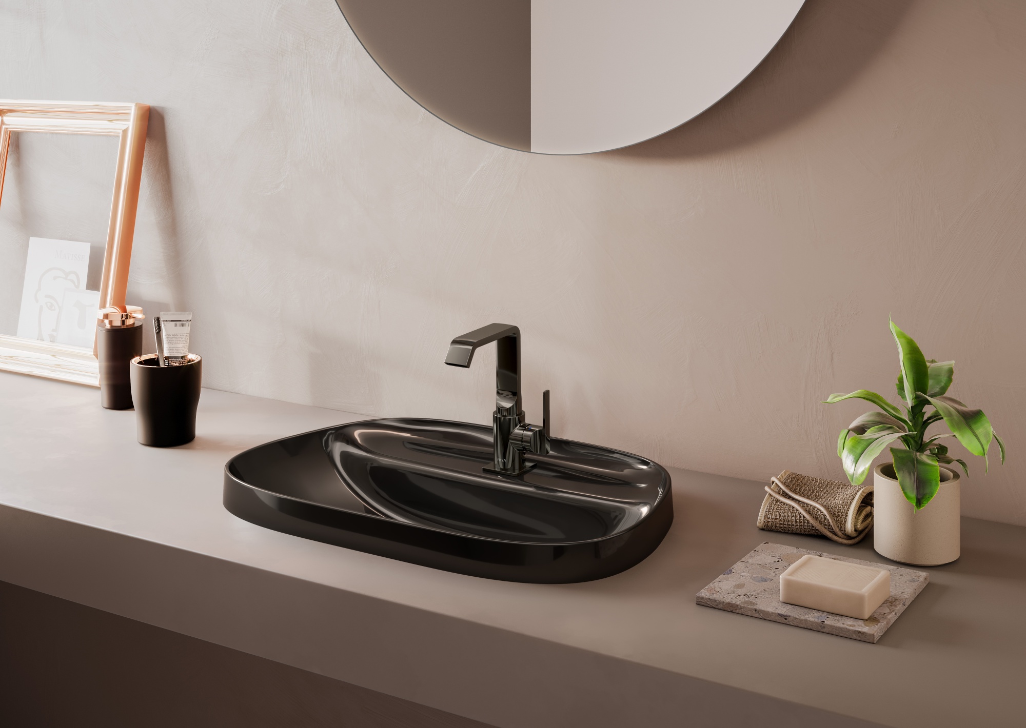 Смеситель для раковины VitrA Suit A4261639 глянцевый черный
