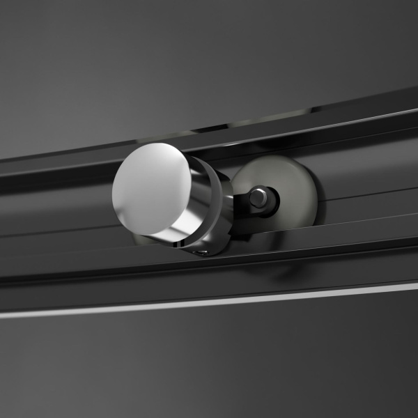 Душевой угол Am.Pm Like W83G-302U120CG прямоугольная-асимметричная  стекла тонированные прозрачные, профиль хром