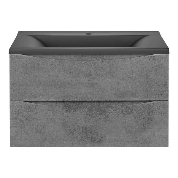 Тумба  подвесная Vincea Mia VMC-2MA800BT 80 см  2 ящика цвет Beton 