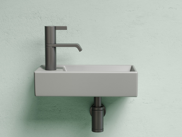 Раковина подвесная прямоугольная Ceramica Nova Element CN6051RMH фарфор цвет серый матовый