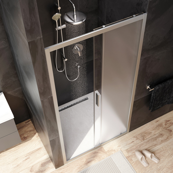 Душевая дверь Am.Pm Gem W90G-100-1-195MM 100 см стекла прозрачные матовые, профиль хром