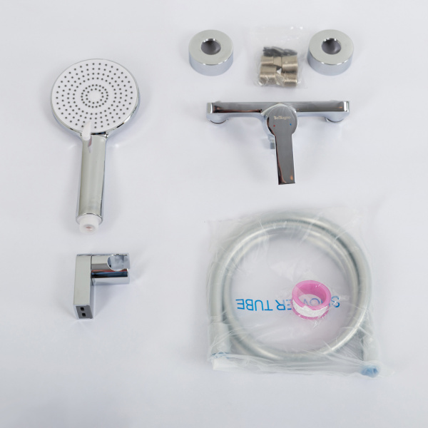 Смеситель для душа BelBagno Aurora AURORA-ESDM-CRM настенный 
без термостата хром