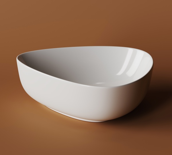 Раковина накладная нестандартная Ceramica Nova Element CN5026 фарфор цвет белый