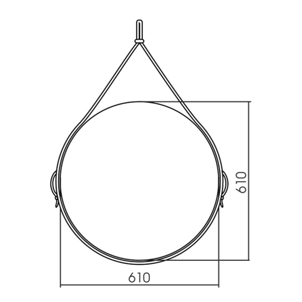 Зеркало для ванной комнаты Vincea  VLM-2N600+ 60x60 с подсветкой
