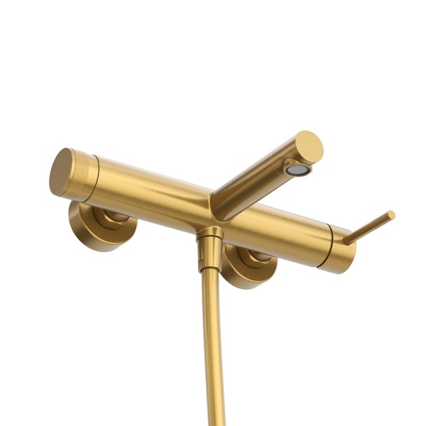 Смеситель для ванны или душа Cezares Relax RELAX-VD-BORO настенный 
без термостата брашированное золото