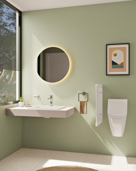 Смеситель для раковины VitrA Root Round A42706EXP хром