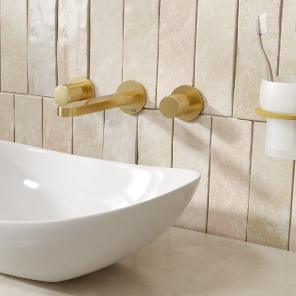 Смеситель для раковины Wasserkraft Schunter 8245 матовое золото