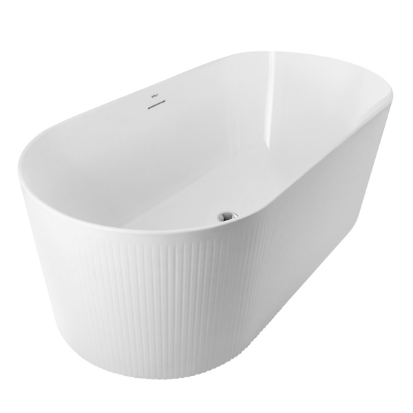 Акриловая ванна отдельностоящая BelBagno  BB411-1700-800 170x80 овальная цвет белый