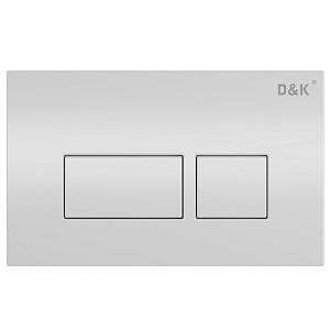Кнопка смыва механическая D&amp;K Berlin DB1439016 цвет белый