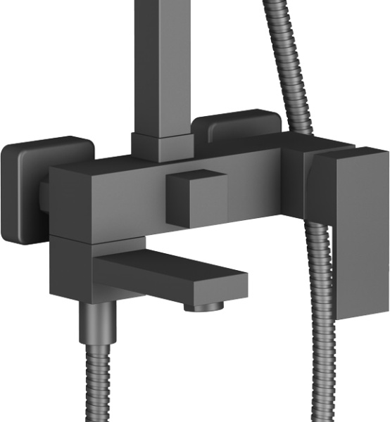 Душевая система со смесителем Timo Selene SX-2013/03 монтаж настенная без термостата черный