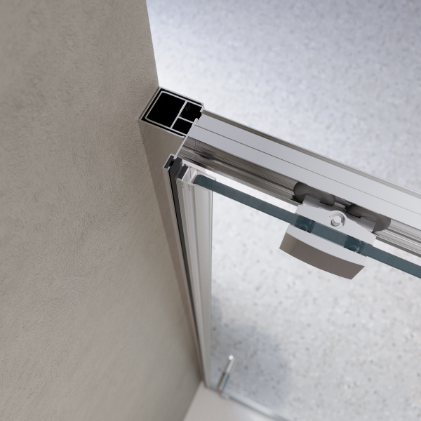 Душевая дверь BelBagno Luce LUCE-BF-1-140-C-Cr 140 см стекла прозрачные, профиль хром