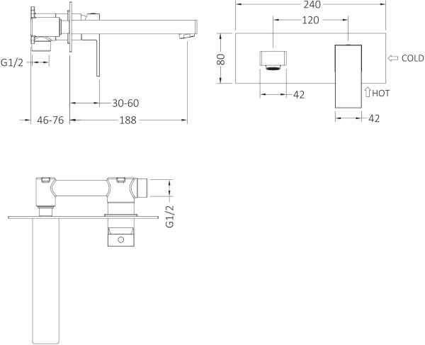 Смеситель для раковины Timo Selene 2071/03SM черный