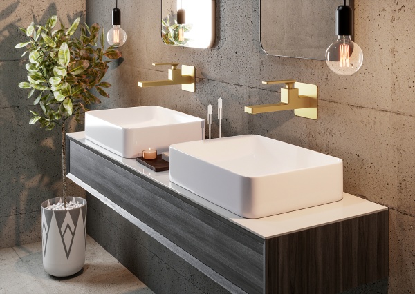 Смеситель для раковины Timo Torne 4372/17SM матовое золото