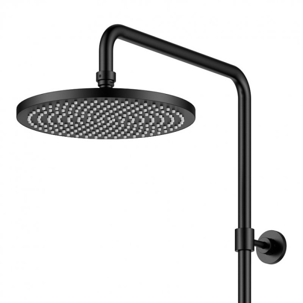 Душевая система со смесителем Cezares Eco ECO-CD-T-NOP монтаж настенная с термостатом черный матовый