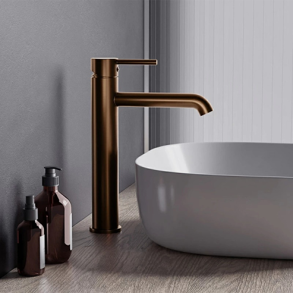 Смеситель для раковины Damixa Scandinavian Pure 360250500 розовое золото матовое