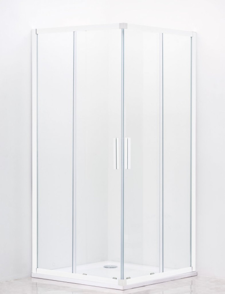 Душевой угол Cezares Relax RELAX-AH-2-120/80-C-Bi прямоугольная  стекла , профиль 