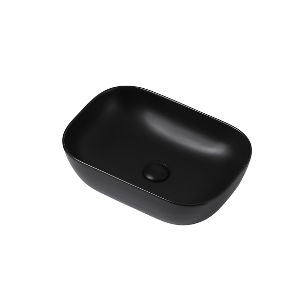 Раковина  прямоугольная Abber Rechteck AC2200MB керамика цвет черный матовый