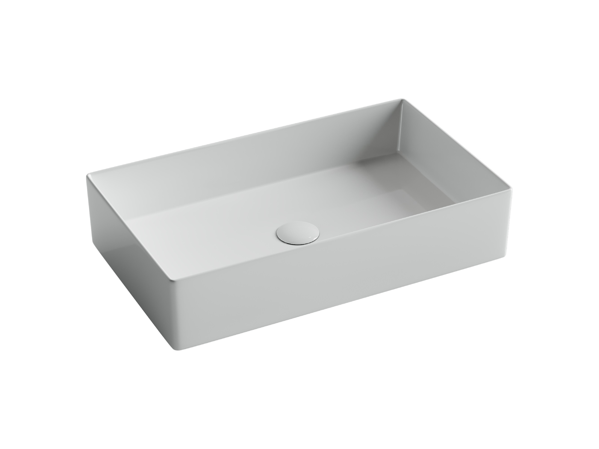 Раковина накладная прямоугольная Ceramica Nova Element CN6070 фарфор цвет белый