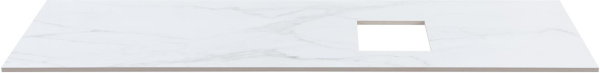 Столешница для ванной Allen Brau Infinity 1.21014.M 120 см керамогранит, цвет белый