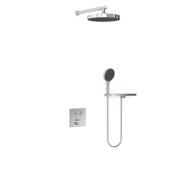 Душевая система со смесителем Vincea Inspire VSFW-4I212RCH монтаж встраиваемая в стену без термостата хром