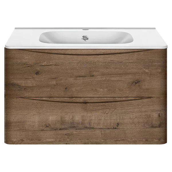 Тумба  подвесная Vincea Paola VMC-2P800VO 80 см  2 ящика цвет V.Oak 