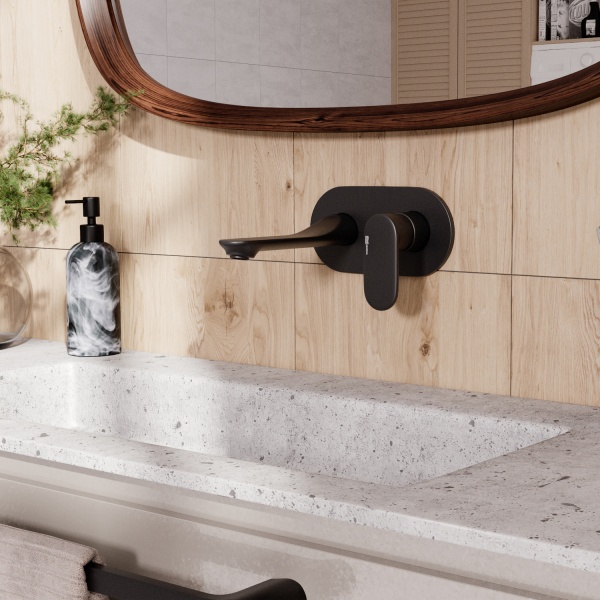 Смеситель для раковины Wasserkraft Elbe 7430 черный