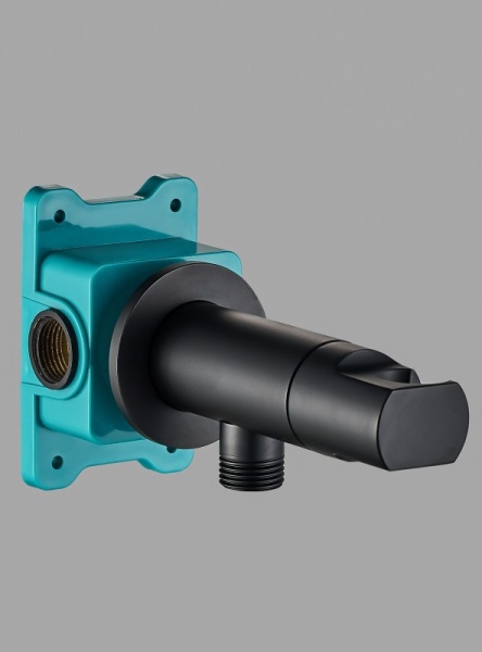 Гигиенический душ ALMAes Agata AL-877-05 встраиваемый в стену черный матовый